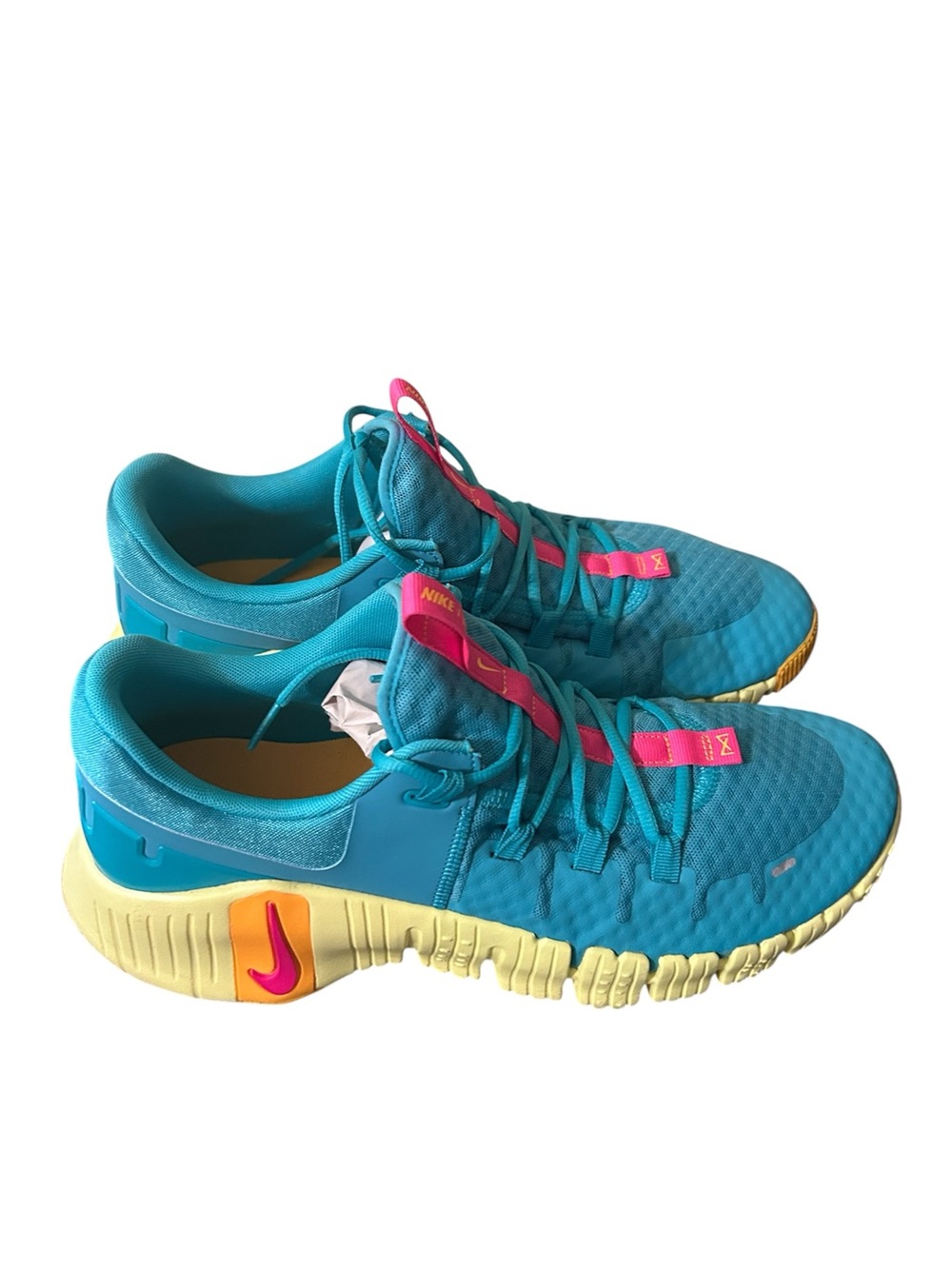Nike Men’s Athletic Shoes - Teal/Hot Pink/Yellow Size 14 - Picture 3 of 8